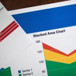 Grafico a intervalli su un report cartaceo: la previsione come banda di valori, non come numero singolo